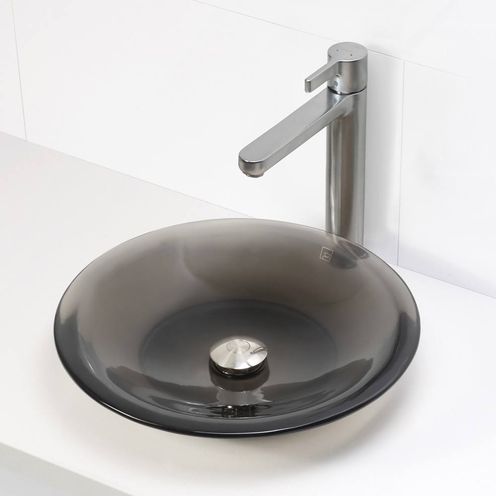 Round Resin Vessel Sink W455313