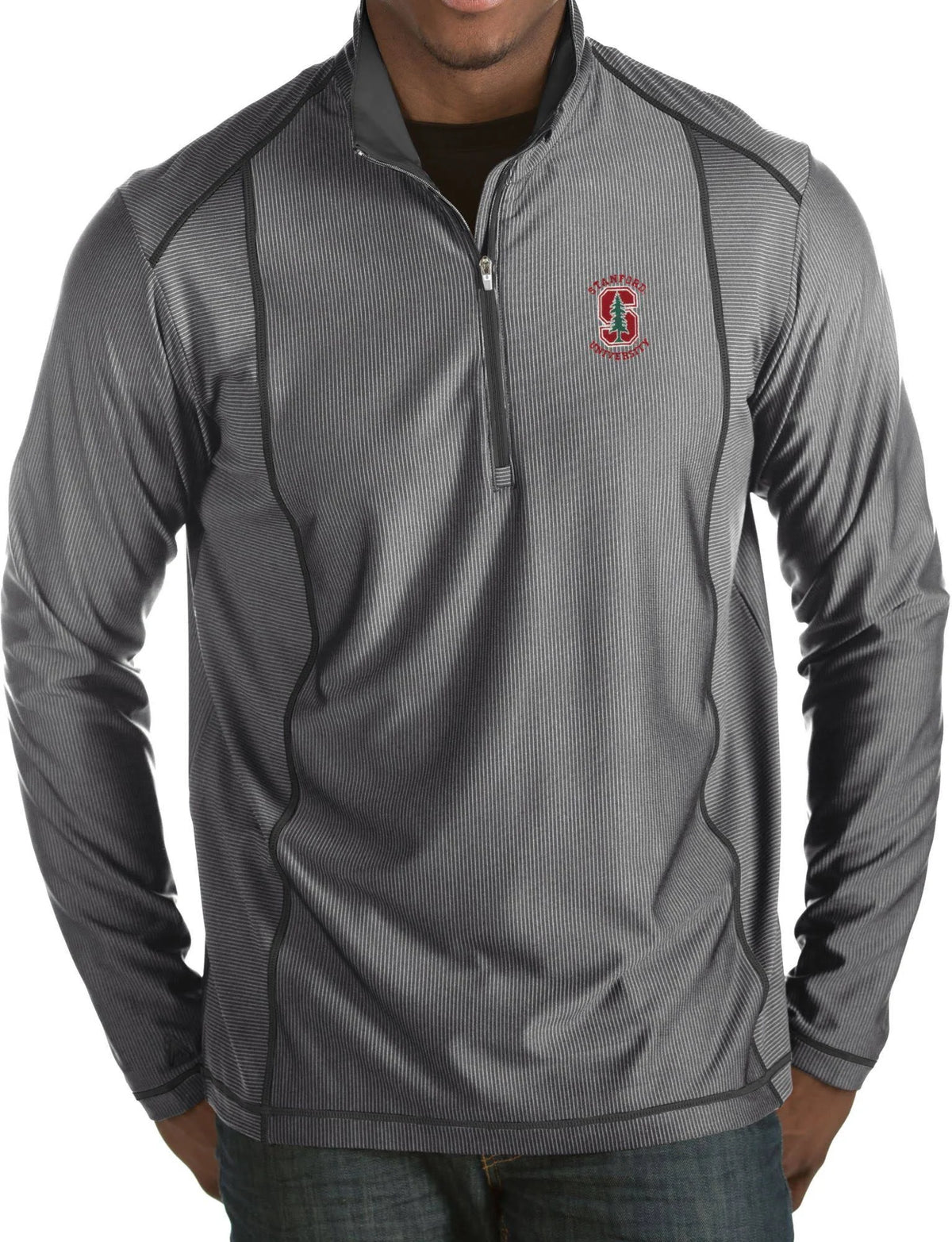 Grey Half-Zip Pullover F845971