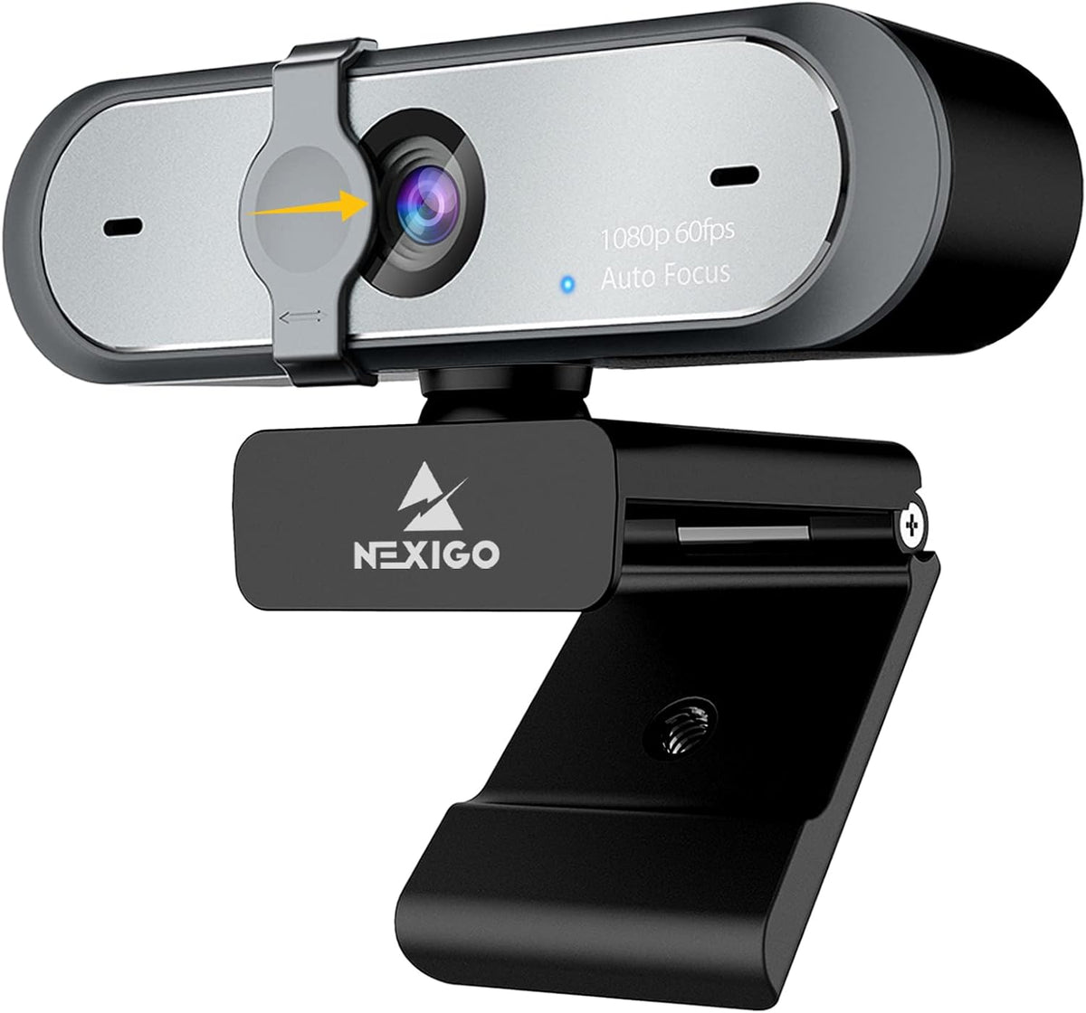 1080P 60FPS Webcam with Dual Microphone & Cover, Autofocus K537