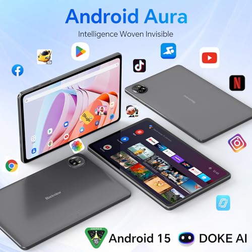 Blue 10 inch Android Tablet with 4GB RAM 64GB ROM X661326