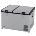 90 qz Dual Zone Portable Fridge Freezer with Wheels D9390