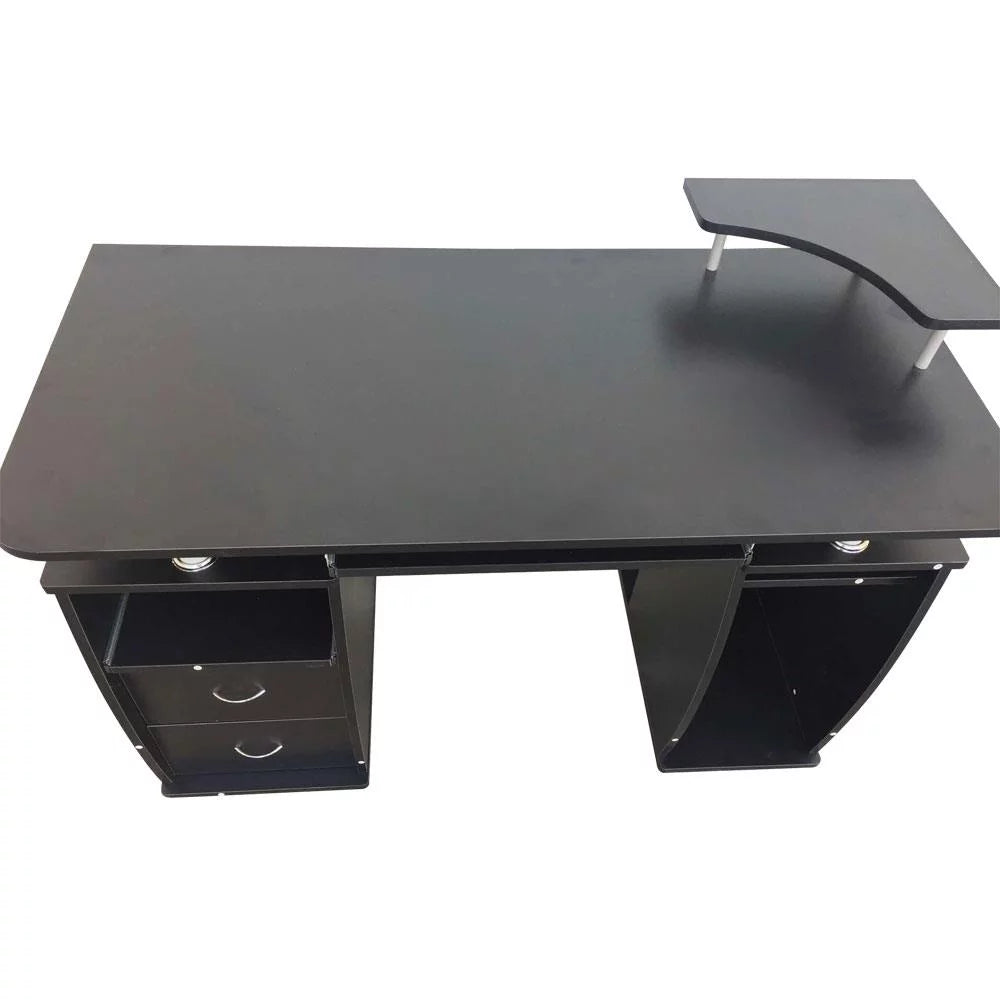 Black Computer Desk with Drawers M508