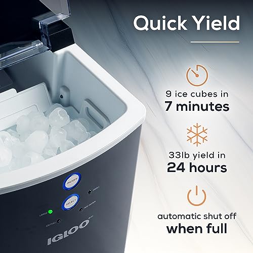 Stainless Steel Electric Countertop Ice Maker Machine B23573