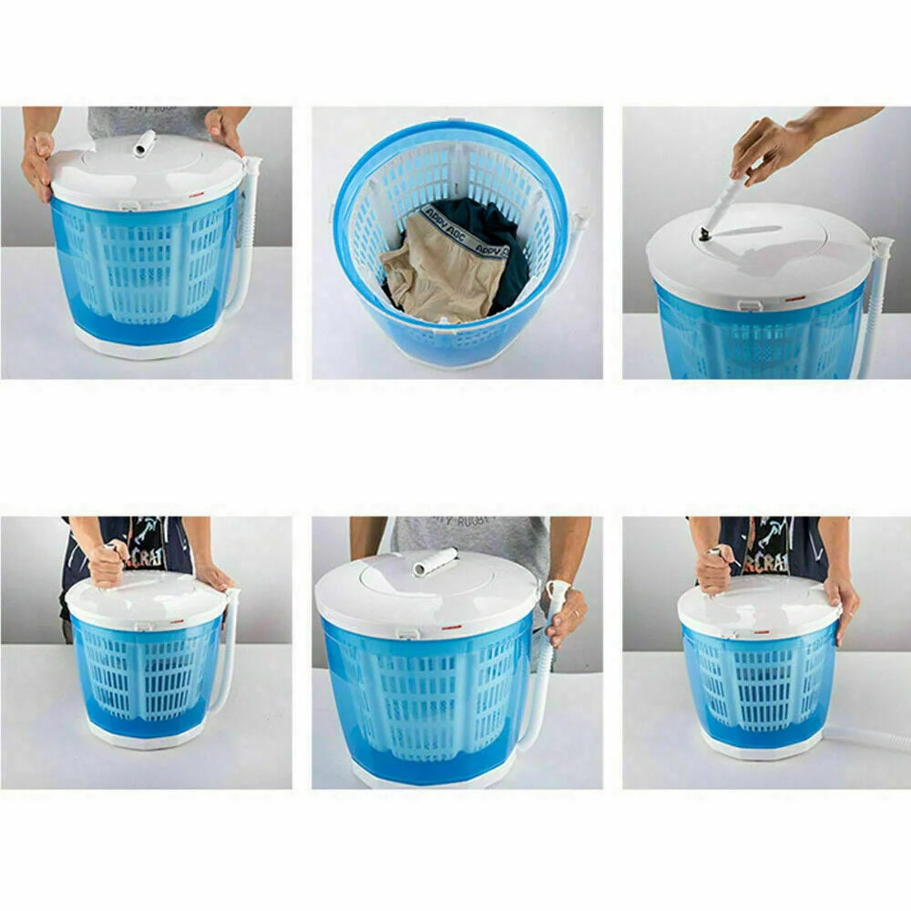 Portable Mini Manual Washer and Spin Dryer Combo A991527