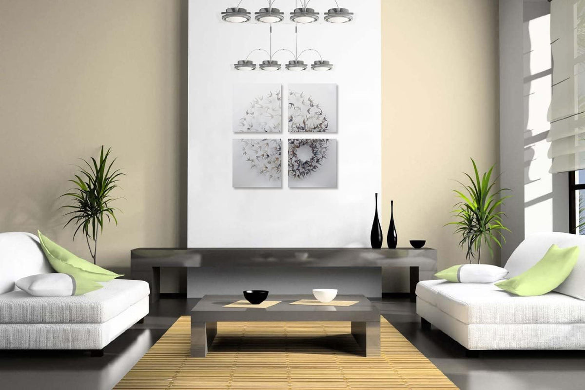 Abstract Fish Canvas Wall Art 30x30 inch J721053