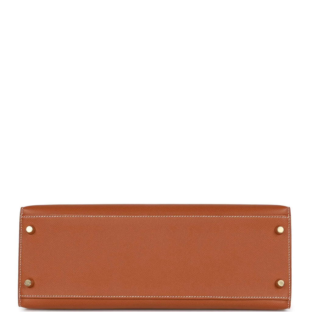 Gold Epsom Leather Bag V64008