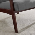 Light Gray 100% Linen Accent Chairs T82029