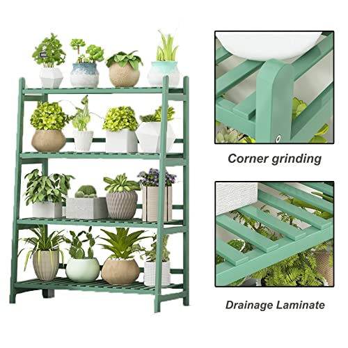 4-Tier Wooden Flower Plant Stand C396724