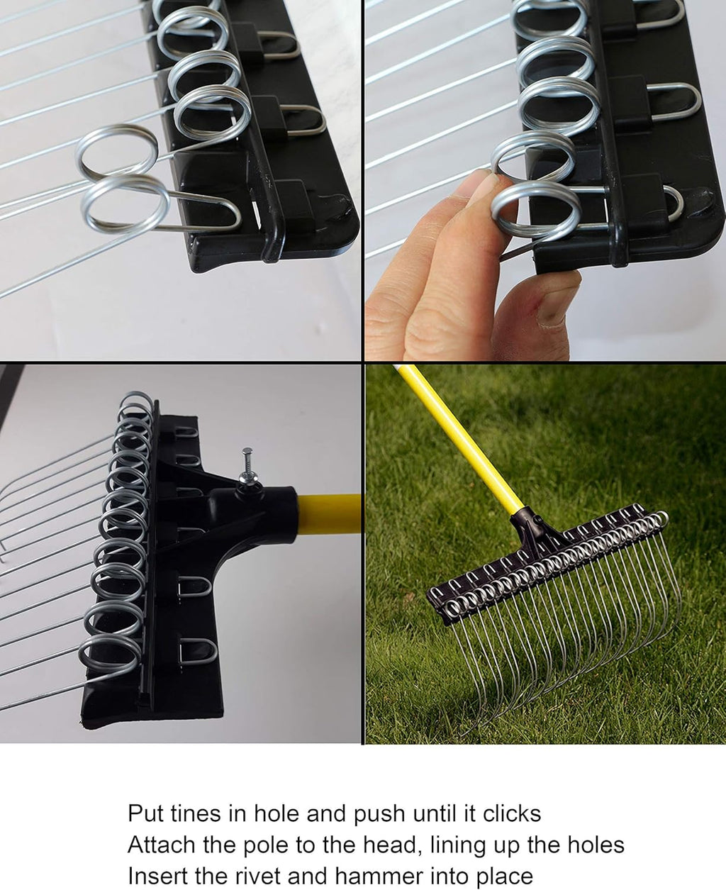 21-inch 55-inch Fiberglass Rake (Pack of 6) P97260