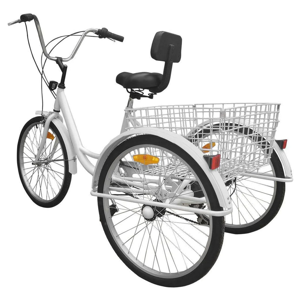 7-Speed Adult 3-Wheel Tricycle with Basket Z934162