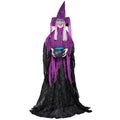 Life Size Animated Witch with Cane K352