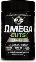 90 Softgels Omega Fatty Acids MCT CLA Fat Loss Formula Q67710