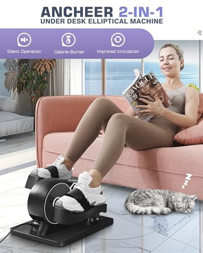 Under Desk Elliptical Machine with Resistance/Speed Dual Mode H428