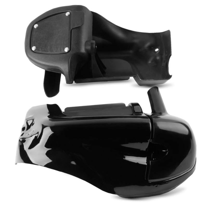 Black Lower Vented Leg Fairing for Harley Davidson Touring 1983-2013 K5639