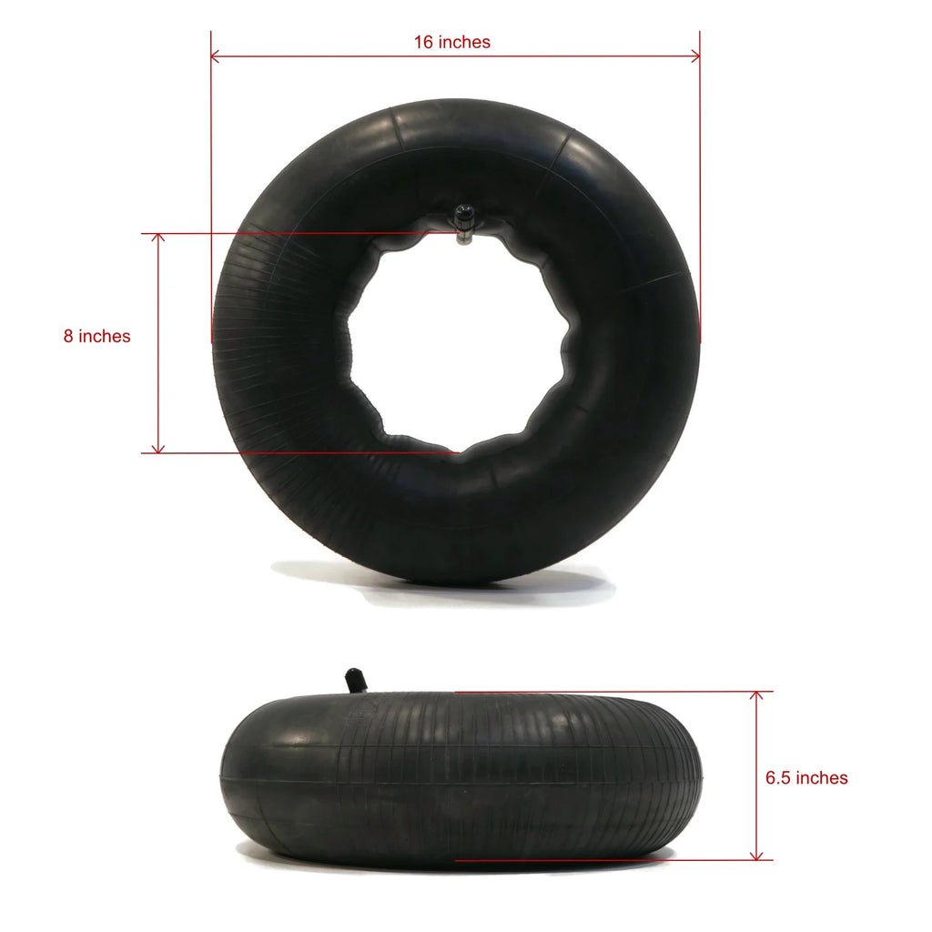 4 Tire Inner Tubes 16x6.50x8 TR13 Straight Valve Stem K365