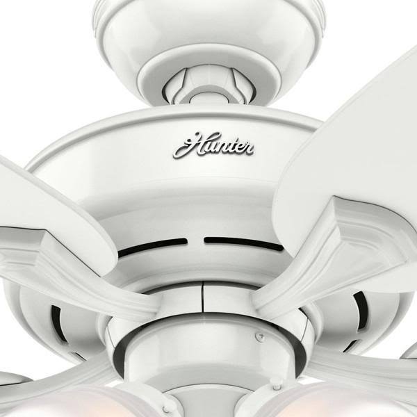 52 in. LED Indoor Snow White Ceiling Fan with Light E537001