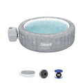Inflatable Round Hot Tub with 60 Jets, Black O956931