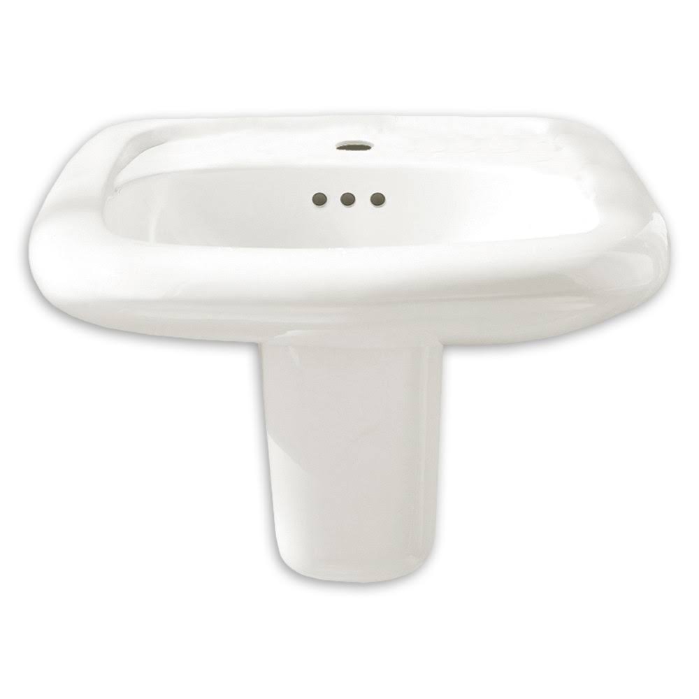 White Wall Mounted Sink F446