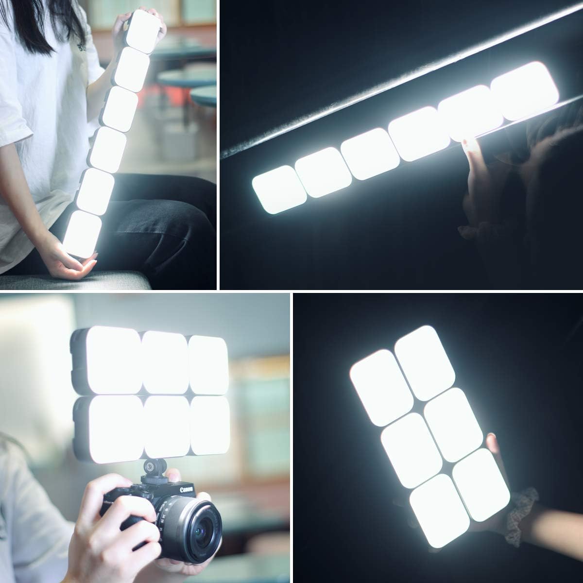 Bi-Color LED Video Light with 2000mAh Rechargeable Battery N57426