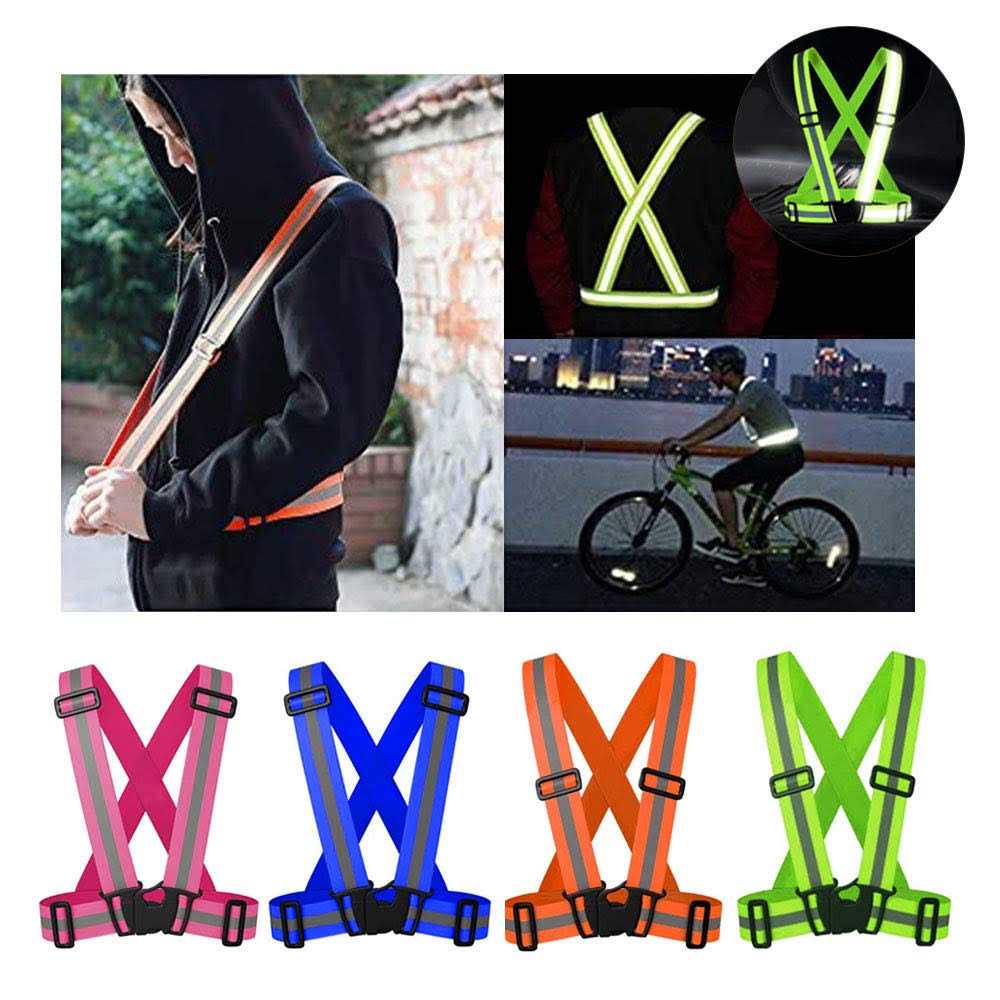 Reflective Vest with Hi Vis Bands X814