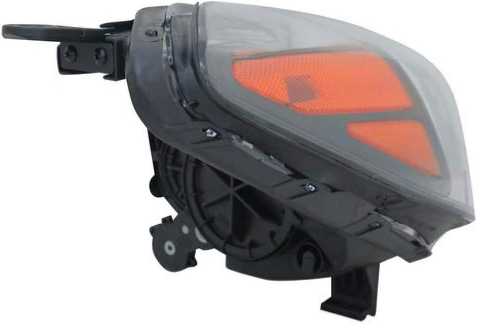 Passenger Halogen Headlight with LED Position K526
