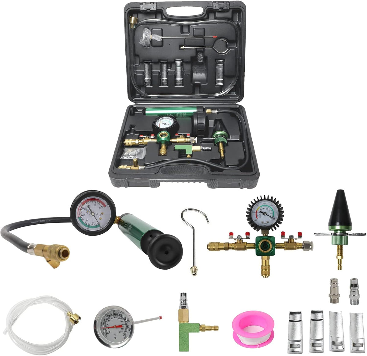 12 PCS Coolant System Refill Kit with Universal Adapter Q1718