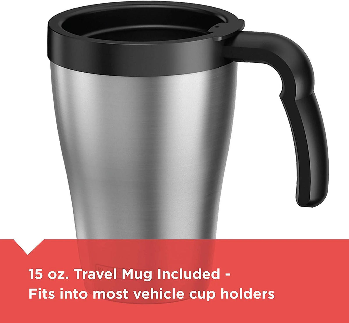 Black/Stainless Steel Coffeemaker W547