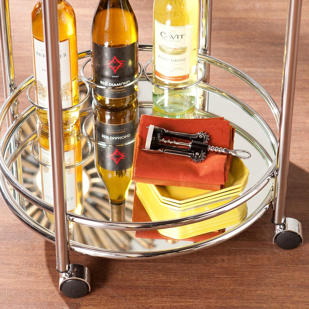 Chrome Bar Cart V54319