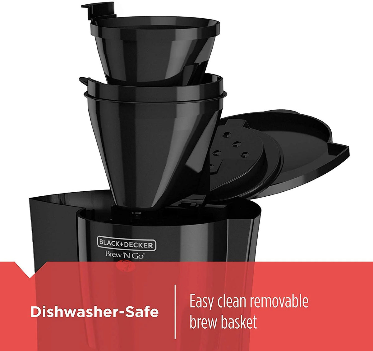 Black/Stainless Steel Coffeemaker W547