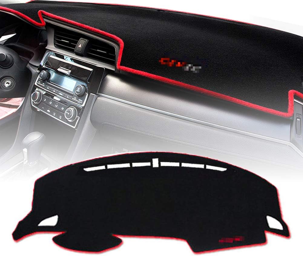 Red Dashboard Cover for Honda Civic Coupe G13959