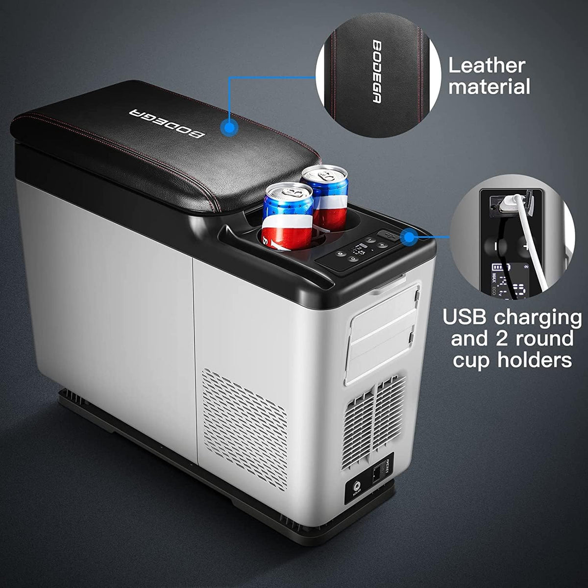 12 Volt Portable Car Refrigerator Freezer, 16 Quart I842