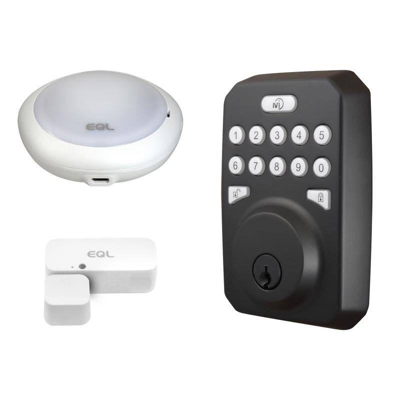 Satin Nickel Smart Lock and Deadbolt Q230