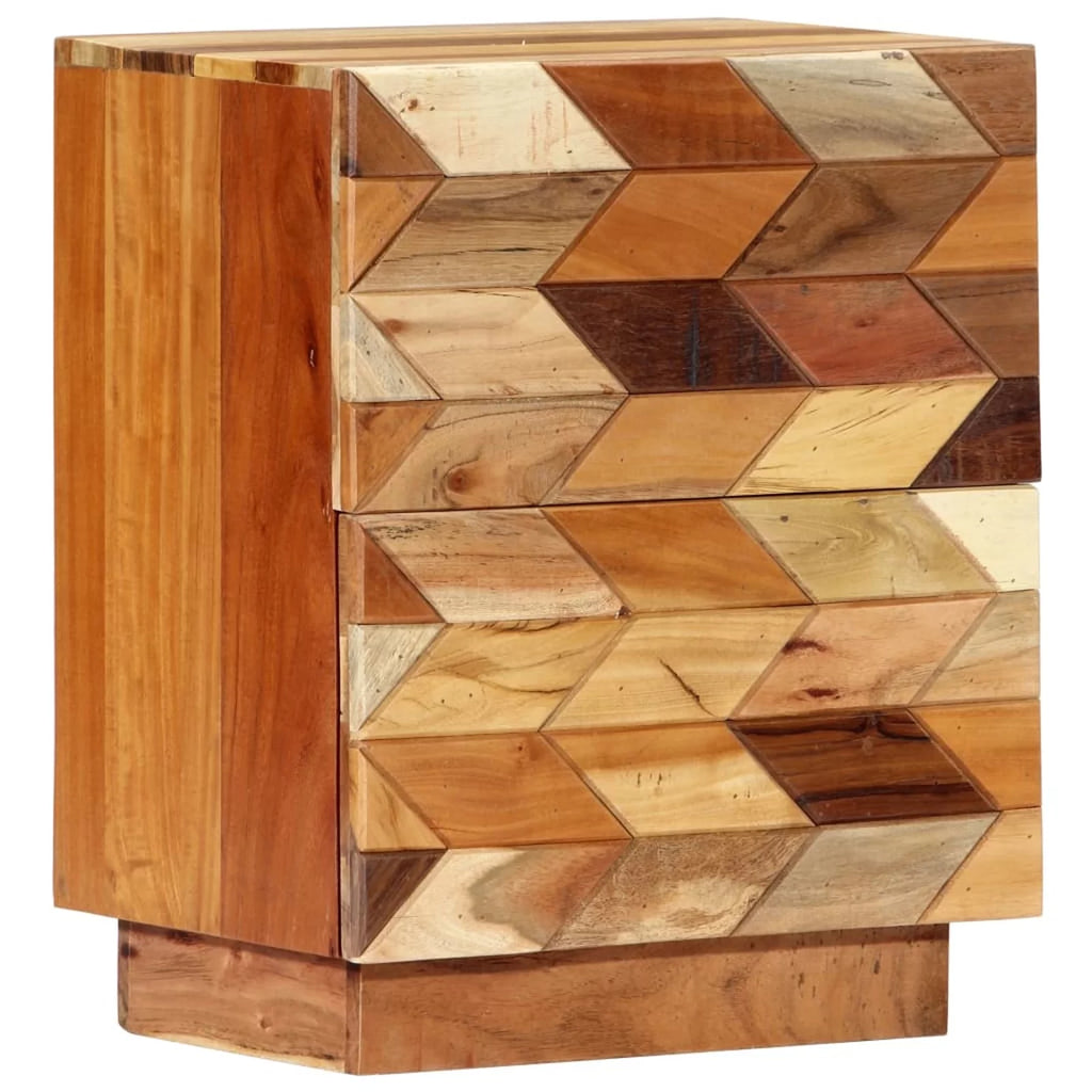 Bedside Cabinet Solid Reclaimed Wood P572926