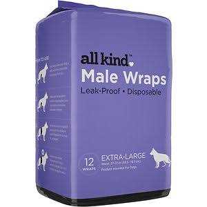 Disposable Male Dog Wraps J15380