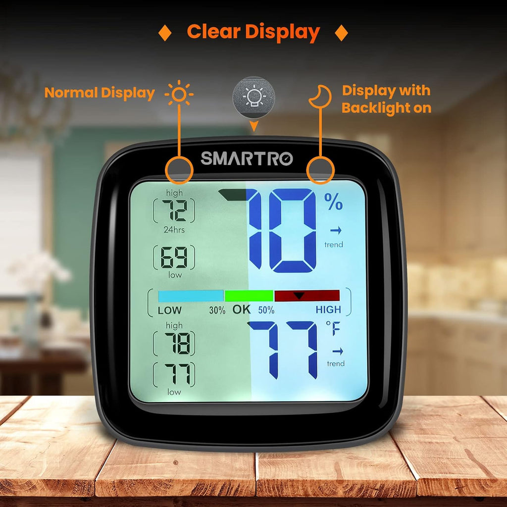 Professional Digital Hygrometer Indoor Thermometer Humidity Gauge O5135
