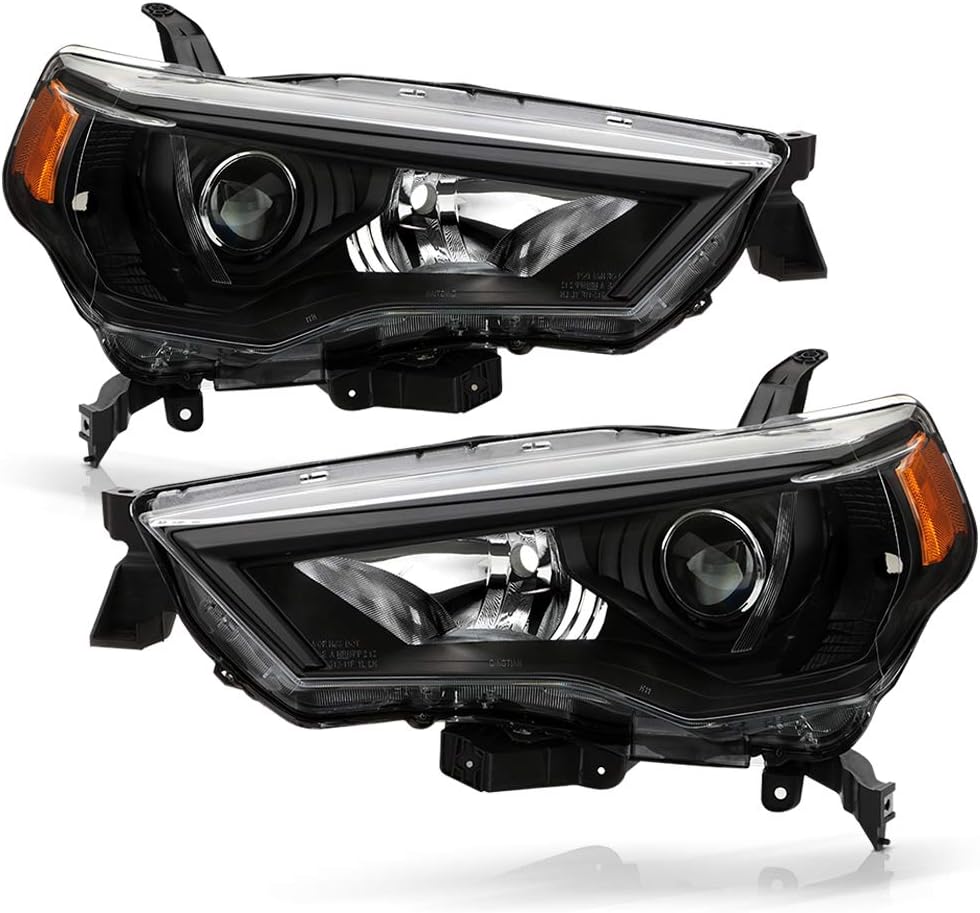 Black Headlights Assembly Replacement Driver & Passenger Side E339968