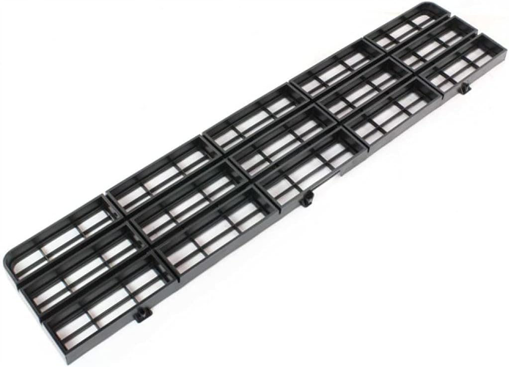 Grille Assembly for Suburban 1977-1980 Dark Argent Shell with Black Insert Plastic F734