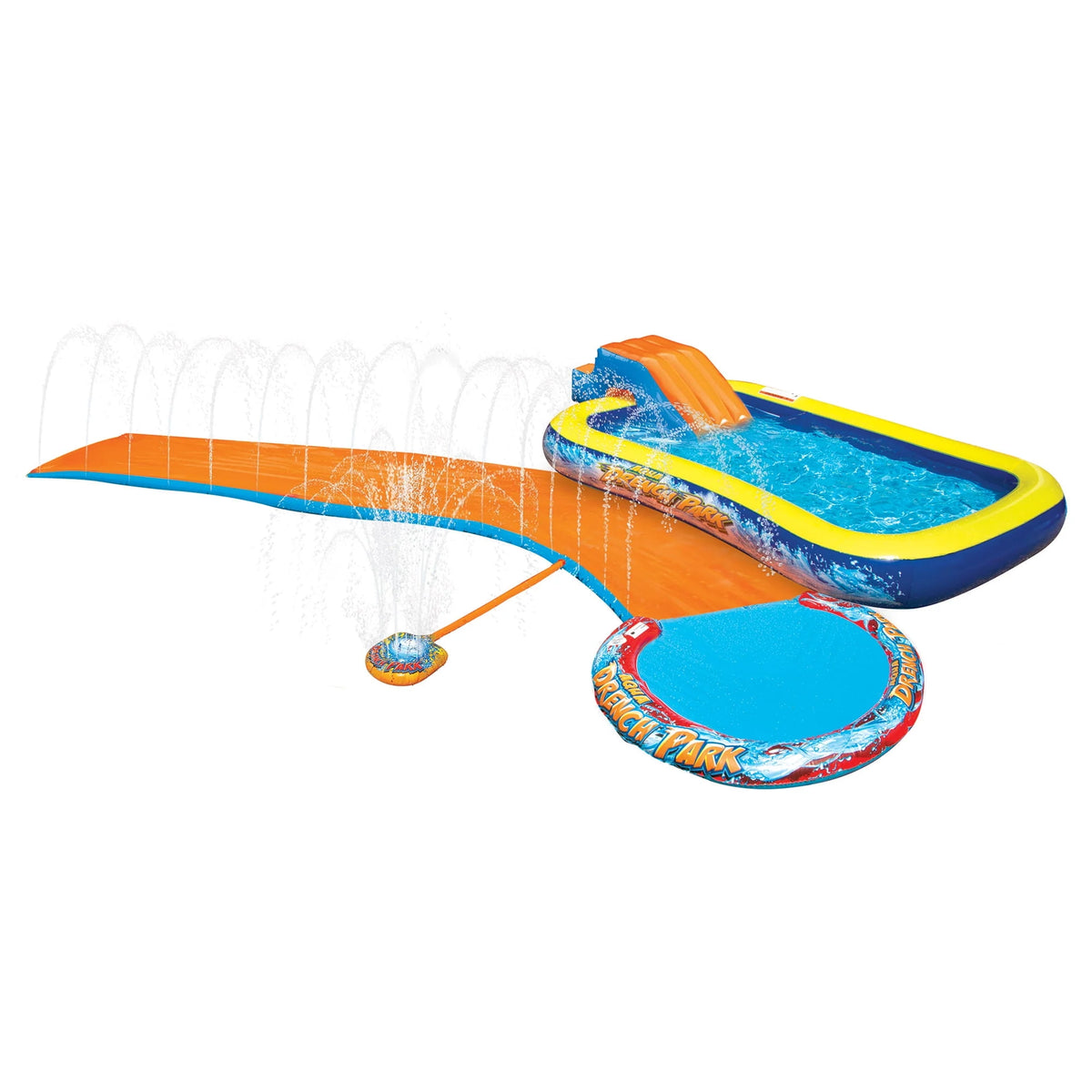 3-In-1 Splash Park with Pool, Sprinkler & Waterslide C857974