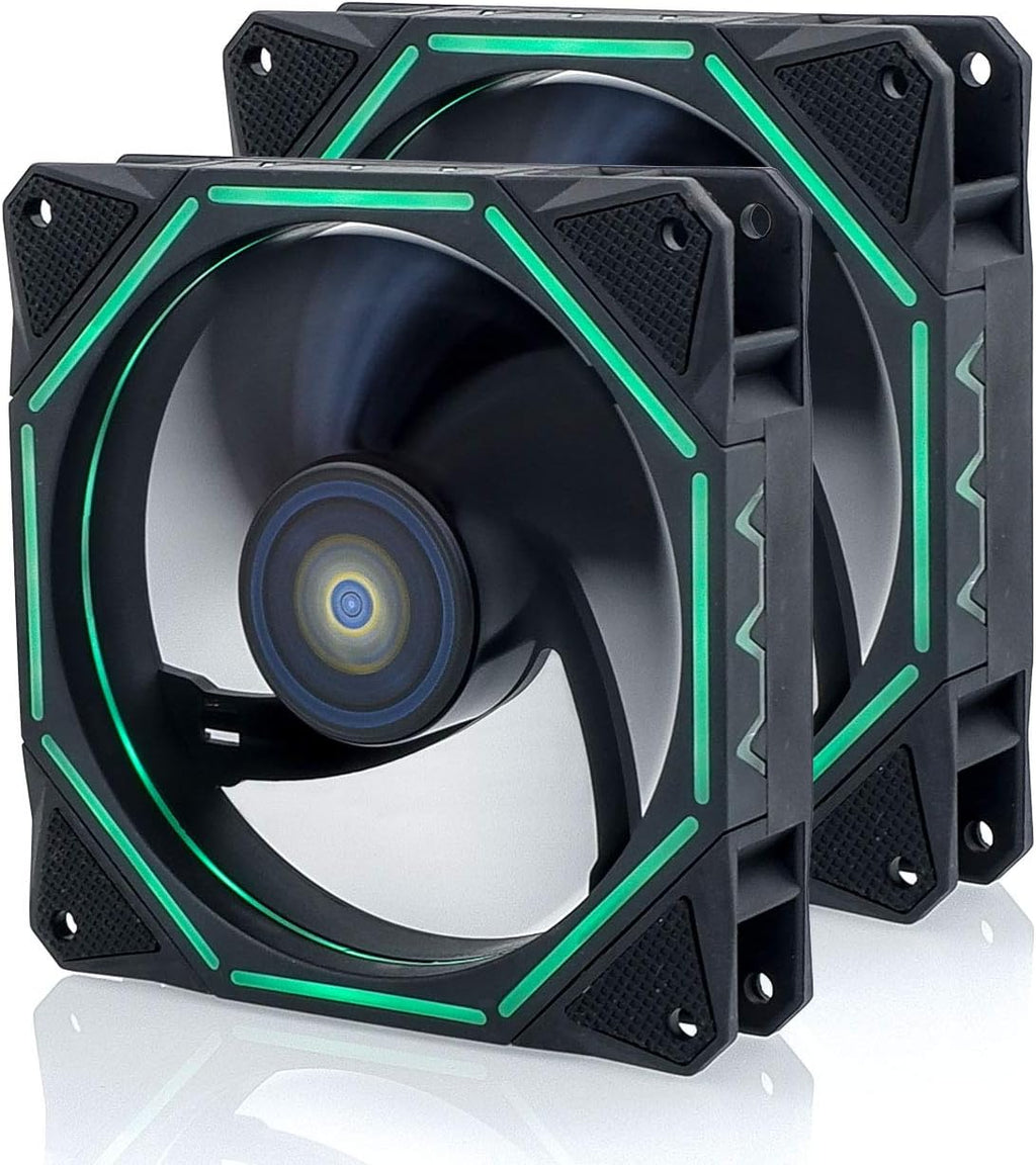 RGB LED 120mm Case Fan 2Pack K4050