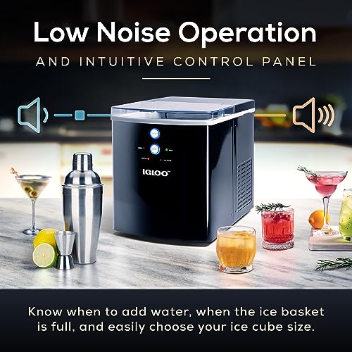 Stainless Steel Electric Countertop Ice Maker Machine B23573
