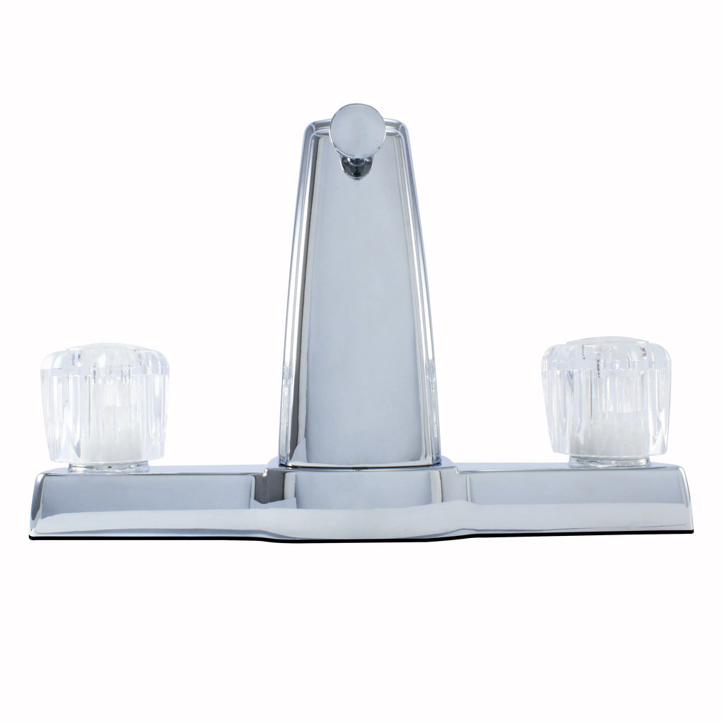 Chrome Plating Over ABS Plastic Double Handle Bath Faucet Tub Spout Q578