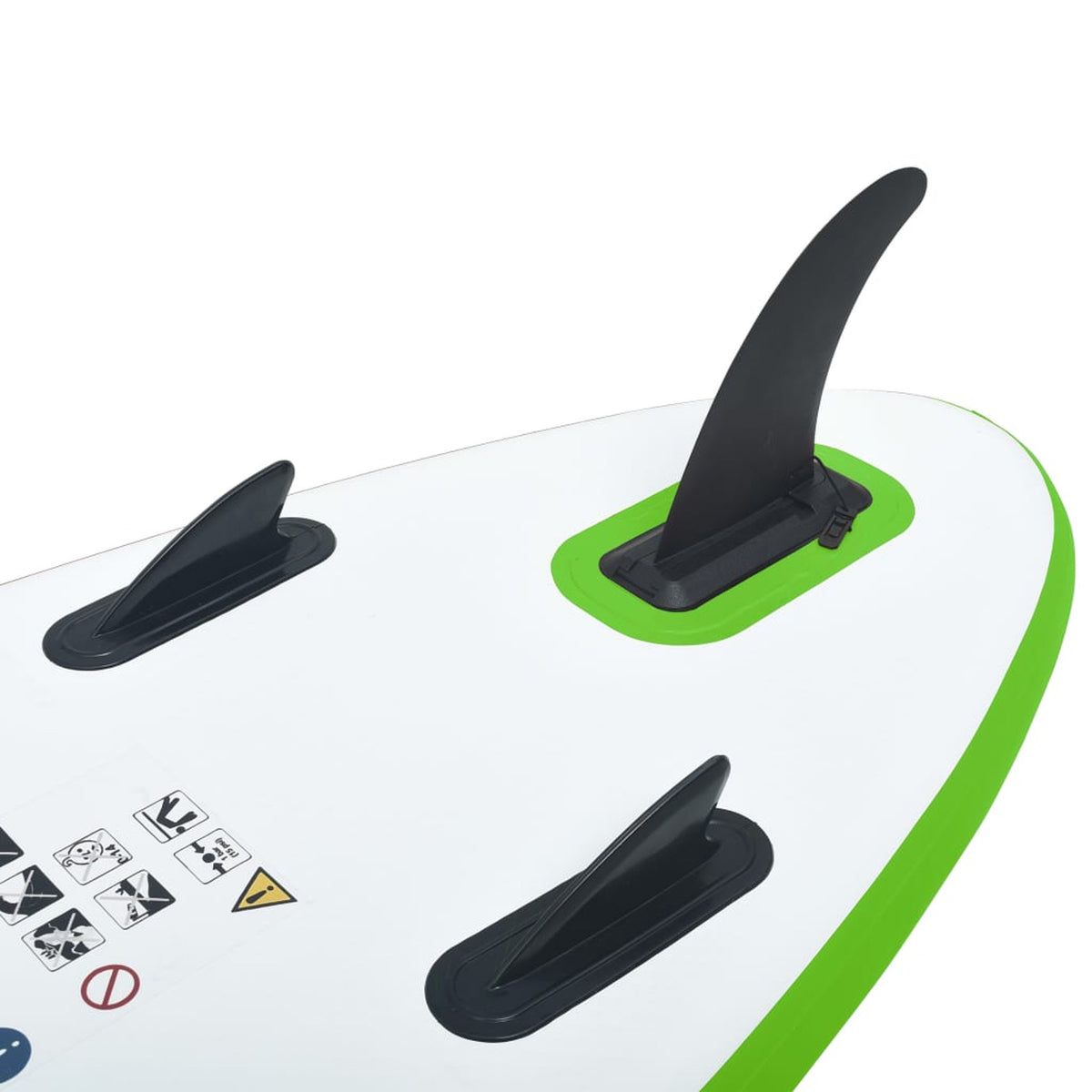 Inflatable Paddleboard Set Green and White Z4215