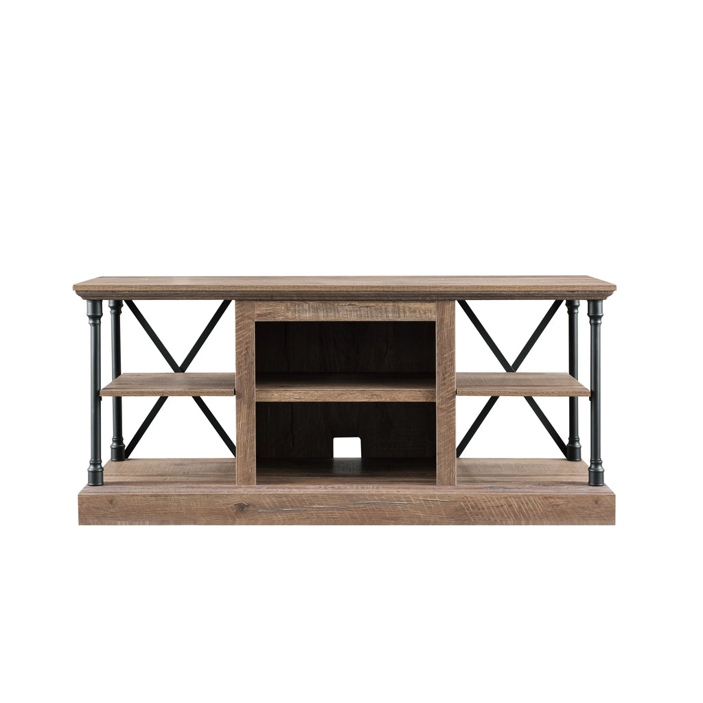 Media Console in Rough Sawn Birch Finish Z940076