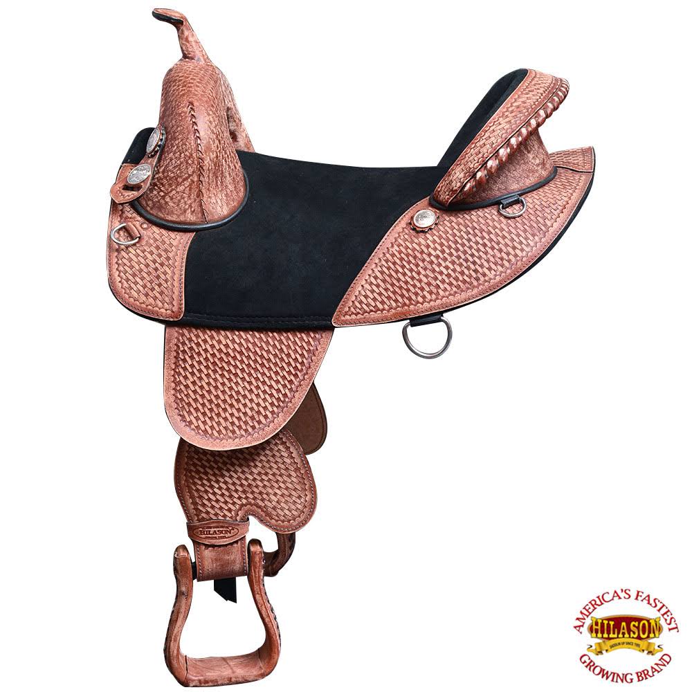 17 in Leather Western Horse Saddle B7736