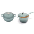 5.5 Quart Enameled Cast Iron Round Dutch Oven with Lid W94682