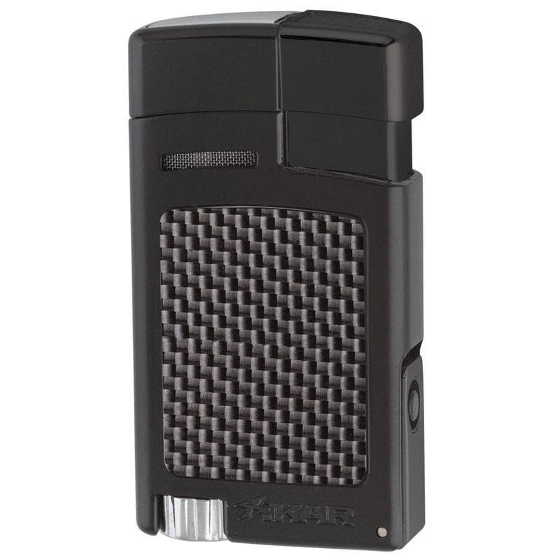 Black Carbon Fiber Jet Flame Lighter N64234