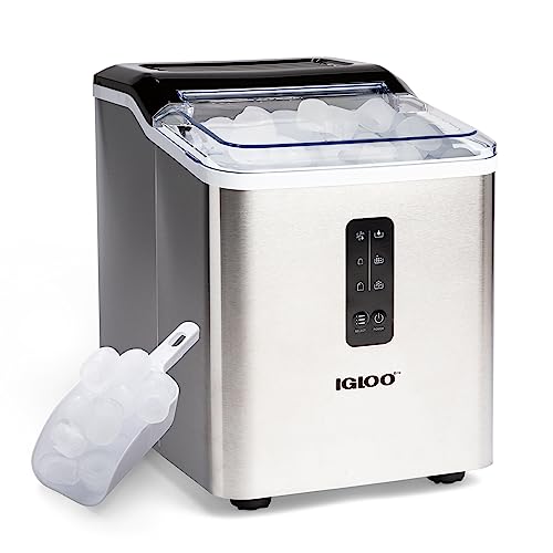 Stainless Steel Electric Countertop Ice Maker Machine B23573