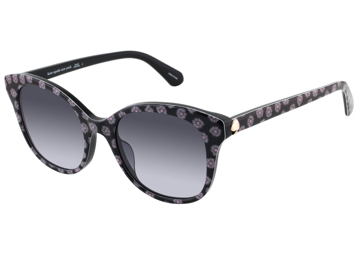 Black Pattern White Sunglasses K290