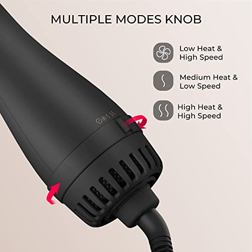4 in 1 Ionic Hair Dryer Brush with Oval Titanium Barrel R93332