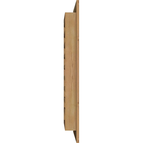 Unfinished Functional Rough Vertical Gable Vent J788